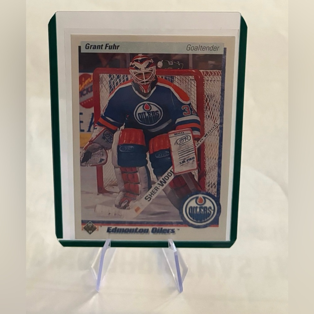 Edmonton Oilers Grant Fuhr Hockey Card